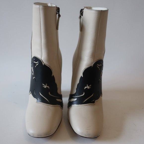 VALENTINO GARAVANI PANTHER LEATHER BOOT 36.5 /6.5 - Picture 5 of 16